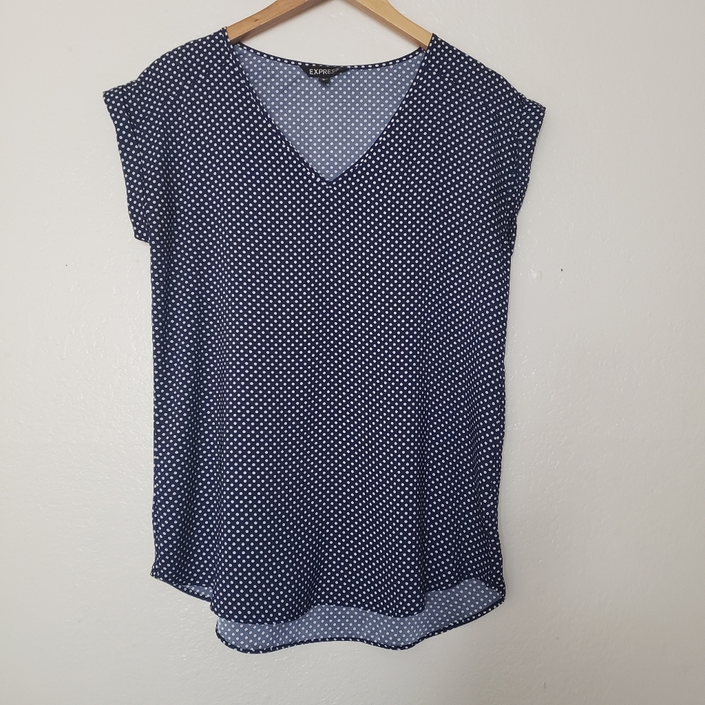 Polka dot blouse